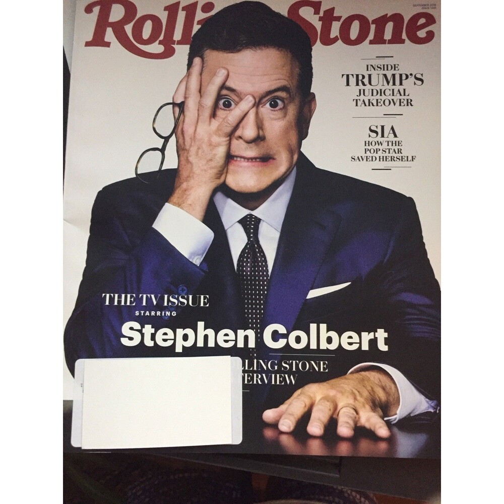 Stephen Colbert vs Trump Rolling Stone Magazine The TV Issue New The Late Show